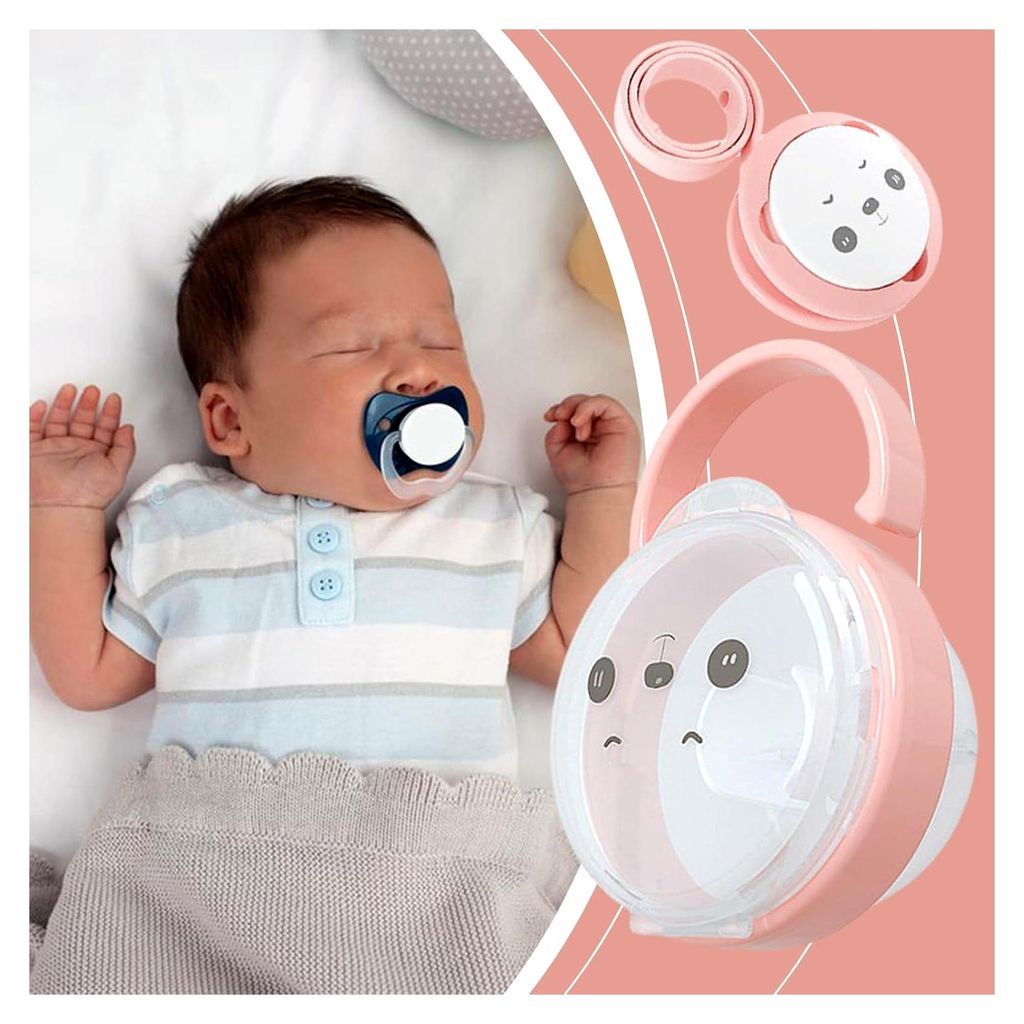 Schnuller-Schutzhülle | Aufbewahrungsbox im Panda-Design für Schnuller | Tragbares Babyzubehör für Reisen und Outdoor-Aktivitäten