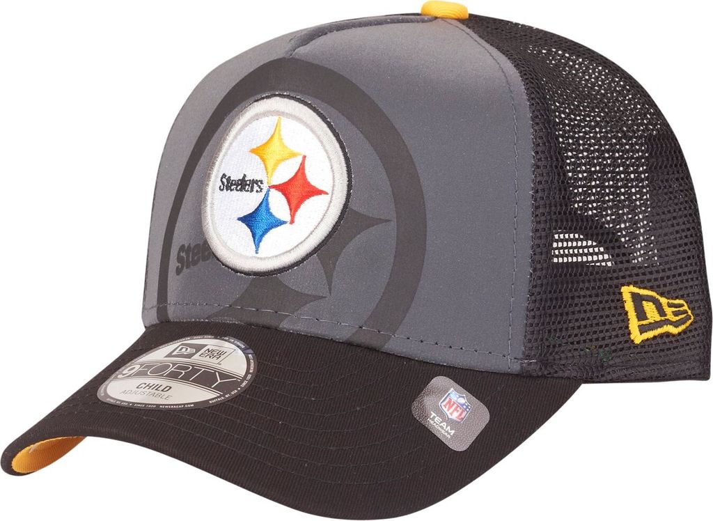 New Era A-Frame Trucker Kinder Cap Pittsburgh Steelers Child