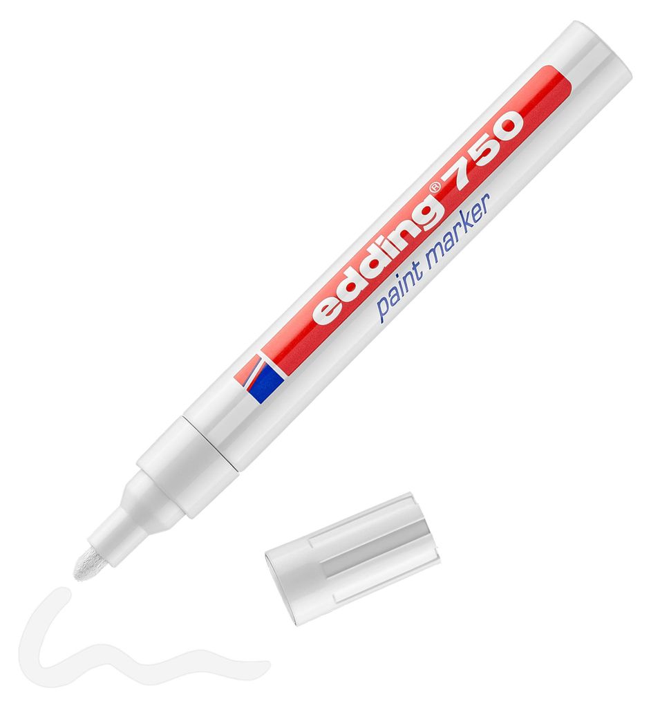 Edding 750, Weiß, Weiß, 2 mm, 4 mm, 10 Stück(e) Produktbild 
