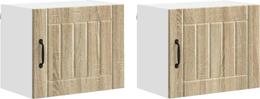 Armadietto Cucina vidaXL 2 Pezzi Rovere Sonoma 50x31x40 - Trend Arredo