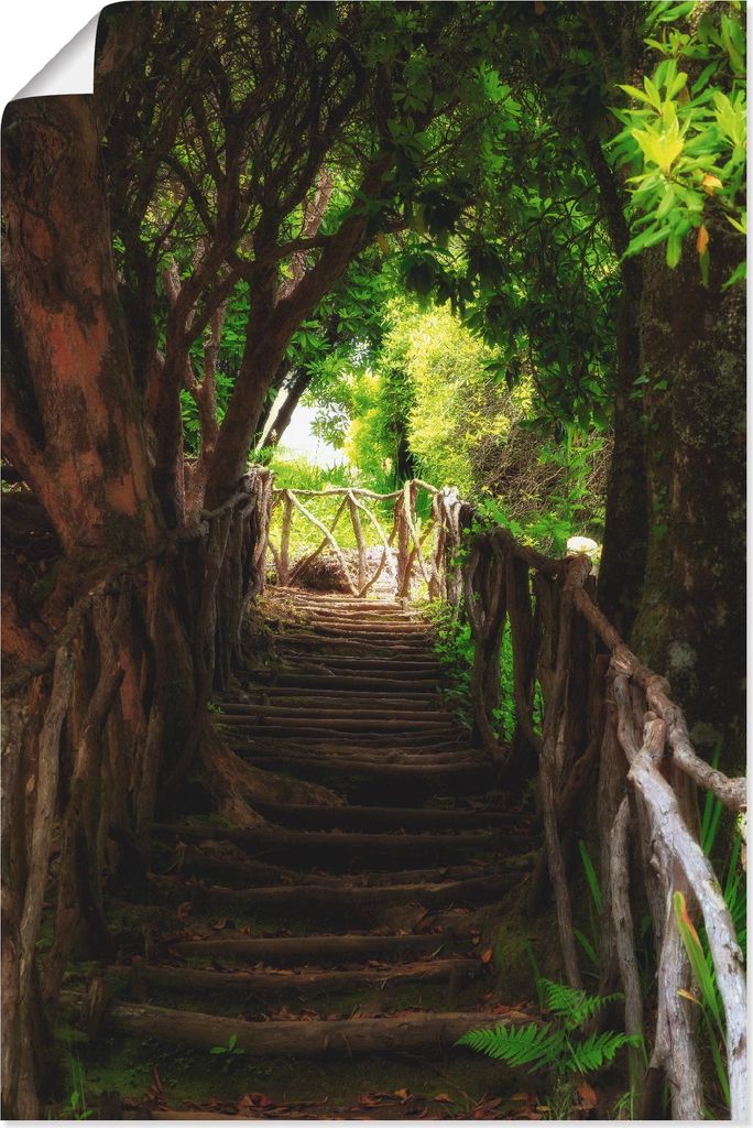 ARTland Poster Wanderweg Größe: 60x90 cm