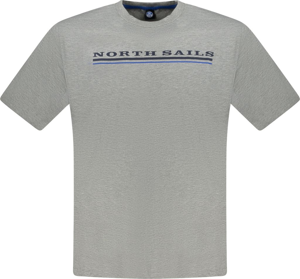 North Sails Herren KURZARM-T-SHIRT Grau 996020000_GR0926 : Größe - L Größe: L
