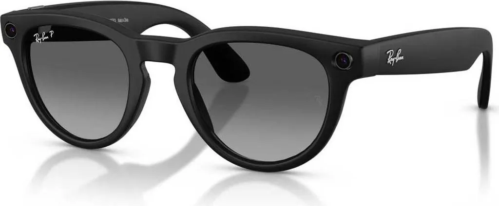 Lunettes Connectées Ray-Ban Meta Headliner Noir avec Verres Polarisés 50