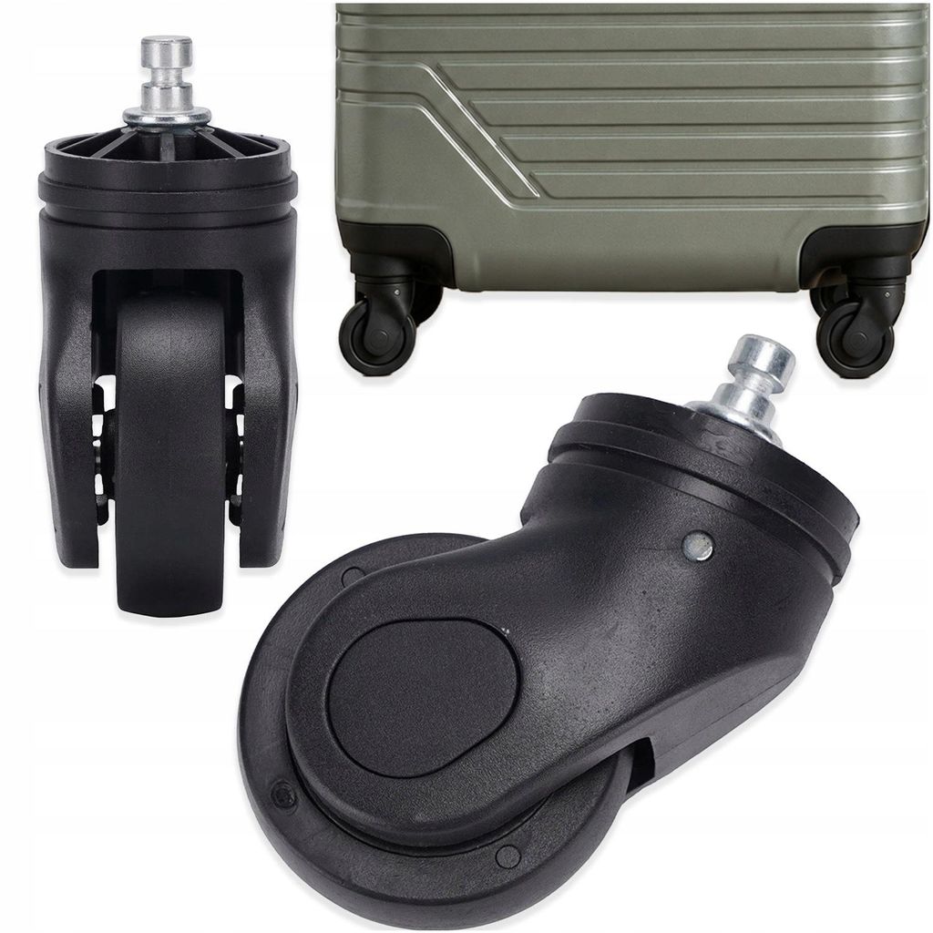 Koffer Ersatzrad 360° Ersatzrolle Gepäck Rad 47 mm Steckrad Produktbild 