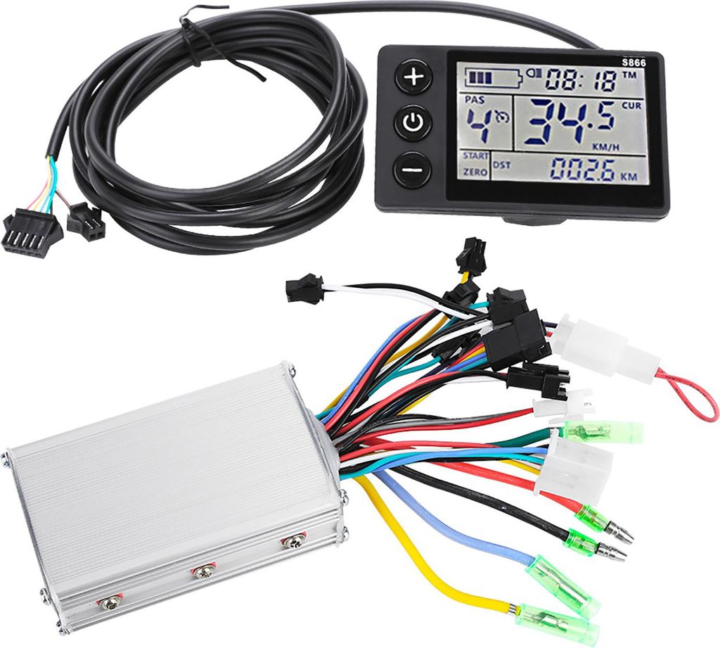 36V -48V vodotěsný LCD displej s řídicí jednotkou pro Obrázek produktu 