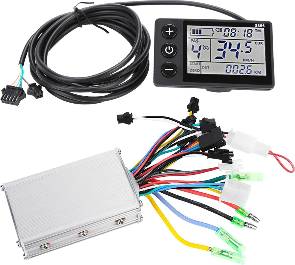 Panneau LCD Étanche 36V-48V avec Kit Contrôleur pour Vélo Électrique