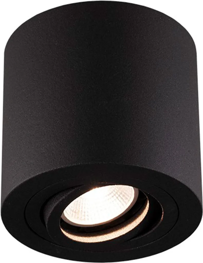 Plafonnier Fantasia Ø 9 cm Olala Rond Noir - Luminaire Design Chic