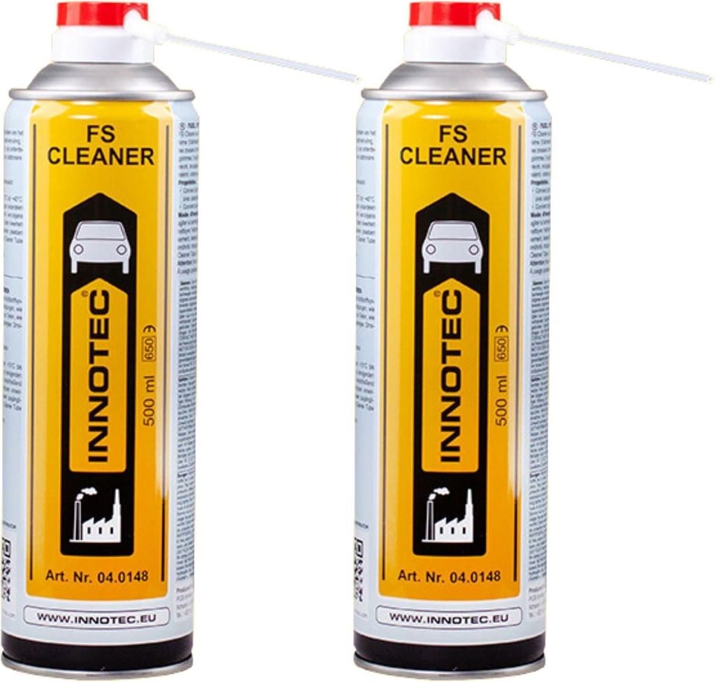 2 Stück INNOTEC Fuel System Cleaner 500 ml – Reiniger für Kraftstoffsysteme, zur gründlichen Reinigung von Injektoren, (AGR-) Ventilen, Drosse...