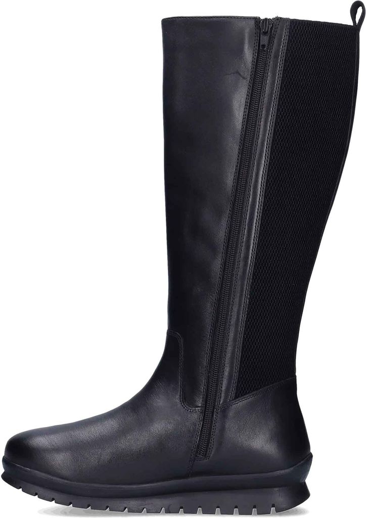 JJ Footwear Alfreton Stiefel in Übergrößen Schwarz 1703004-128Zwart in Weite XXXL