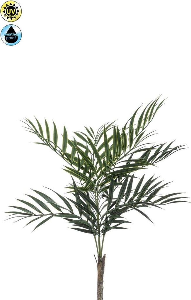 artplants.de Kunstpalme Bergpalme BARGON auf Steckstab, crossdoor, 60cm - Künstliche Palme