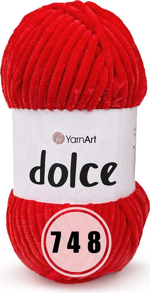 YarnArt Dolce, 748 červená Obrázek produktu 