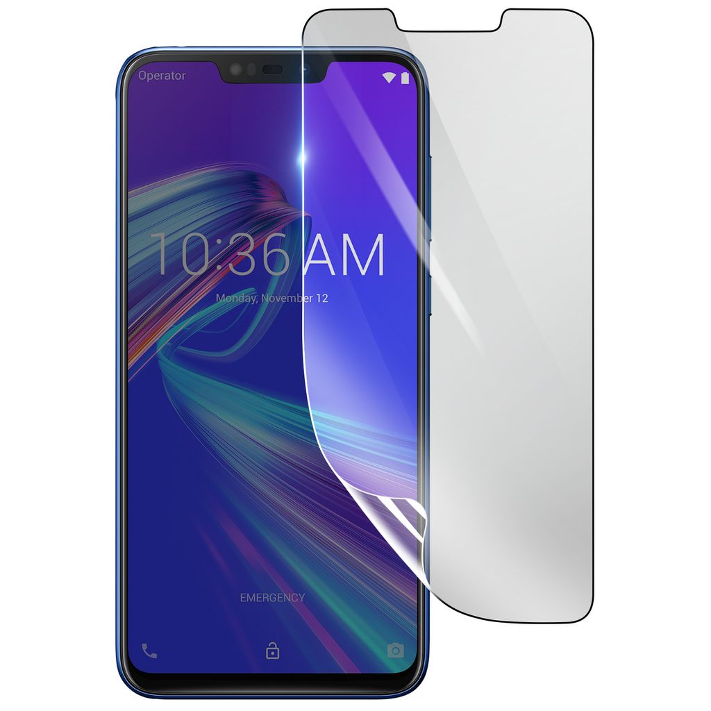 3mk, Stoß- und kratzfester Hydrogel Bildschirmschutz für Asus ZenFone Max M2 ZB633KL, Transparent