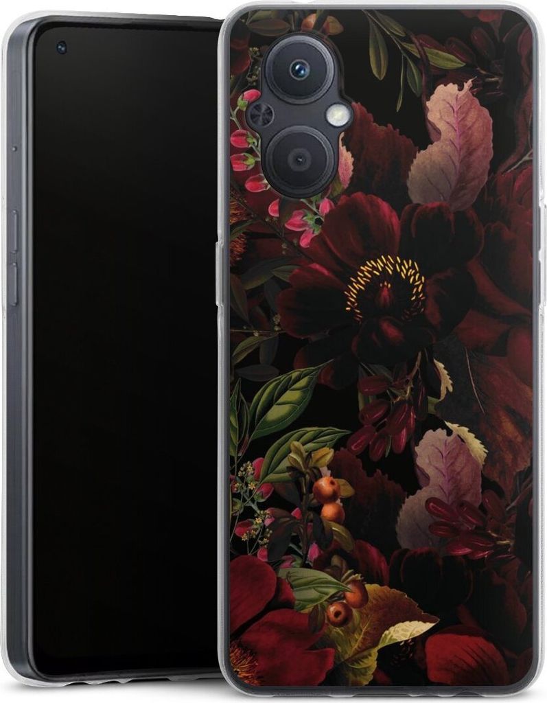 DeinDesign Handyhülle für Oppo Reno8 Lite Silikon Hülle Case Smartphone Schutzhülle Blumen Utart Wiese