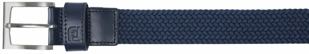 Footjoy Braided Navy Regular 90 - Ceinture de Golf tressée en Bleu Marine