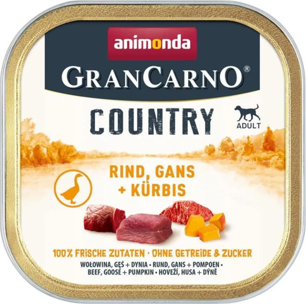 animonda GranCarno Country Rind, Gans & Kürbis 150 g Produktbild 
