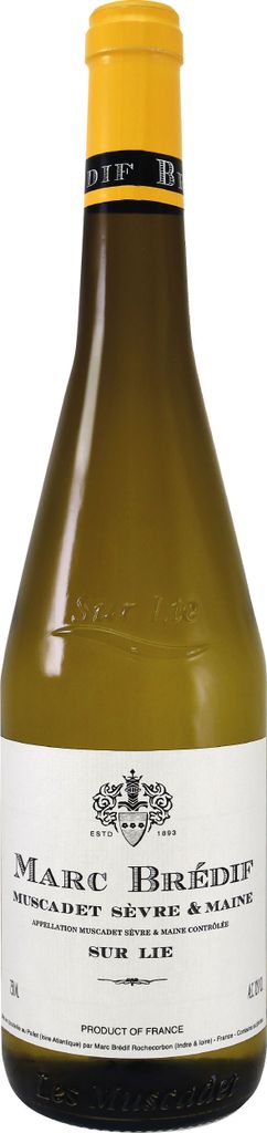 Marc Brédif Muscadet sur lie Loire 2023 Wein ( 1 x 0.75 L )