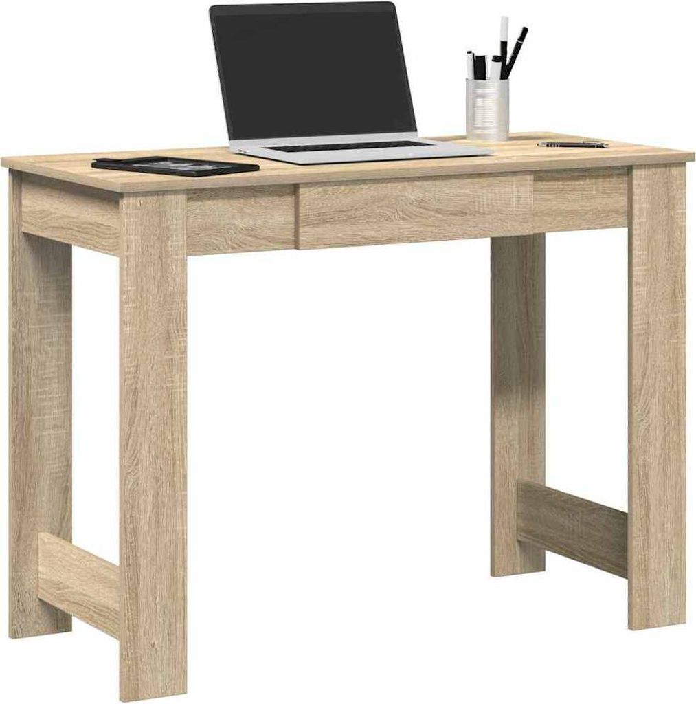 Schreibtisch Sonoma-Eiche 100x45x75 cm Holzwerkstoff