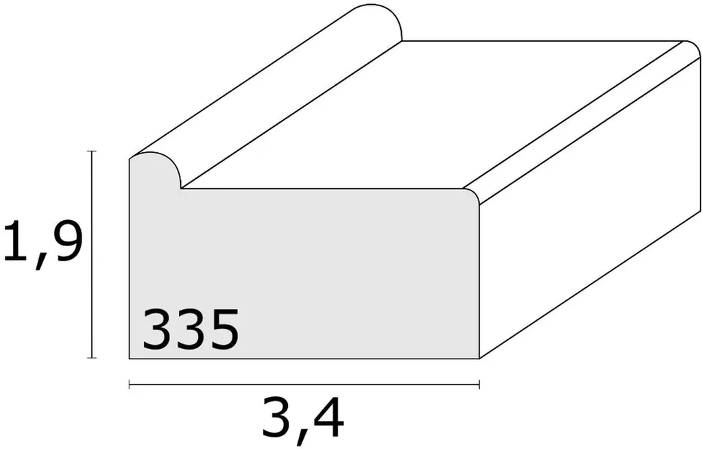 Cadre de support rectangulaire 50x70 cm en acier galvanisé robuste - 3