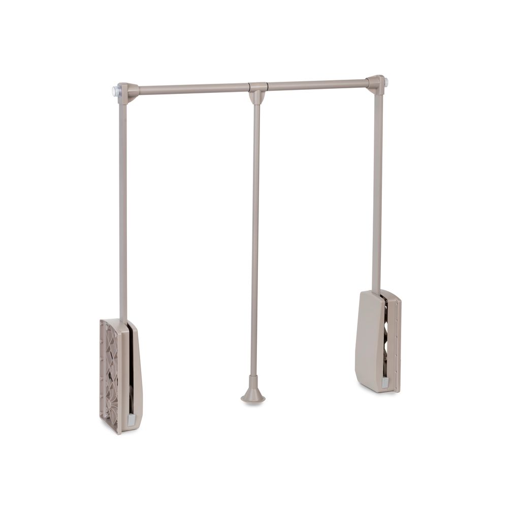 Emuca Closet Hang 830-1150 Mm Faltbarer Kleiderbügel Silber Silber One Size