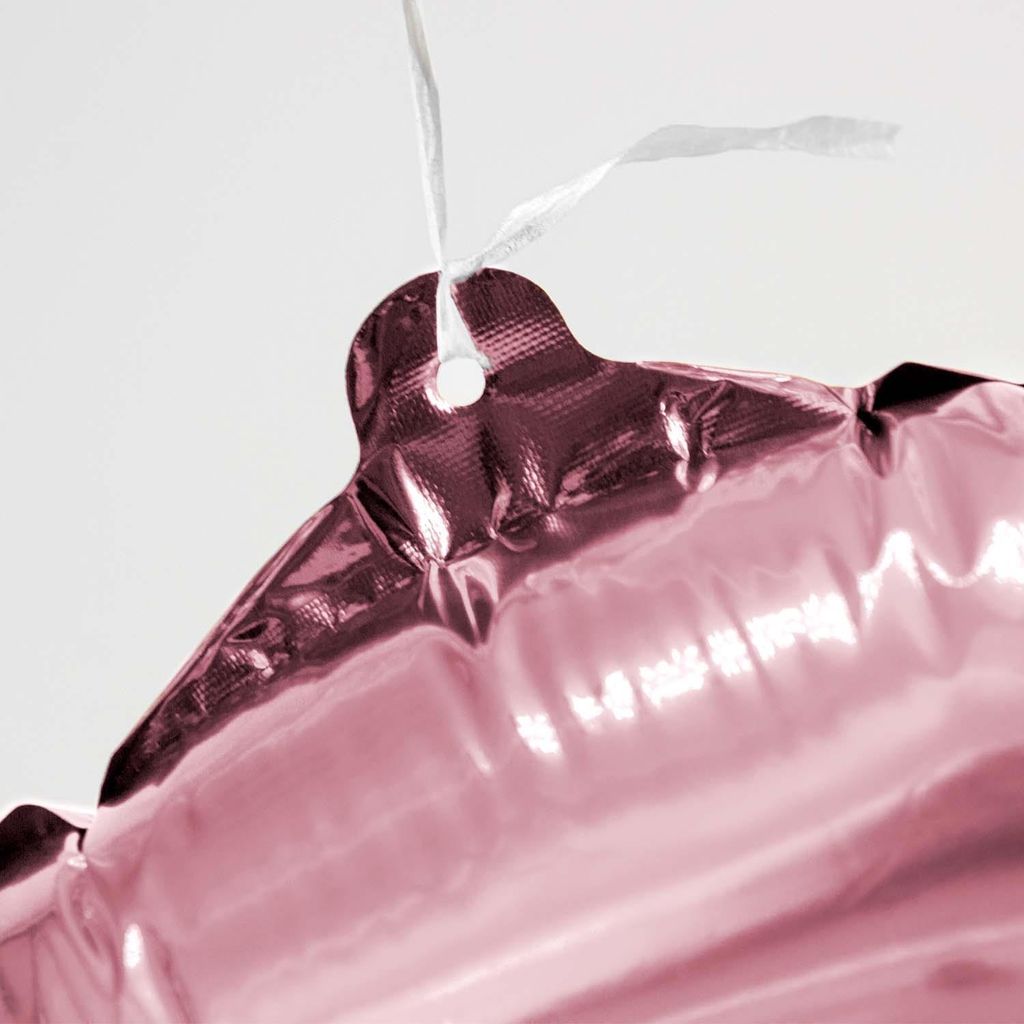 Folienballon Rosé 100cm Zahl 9