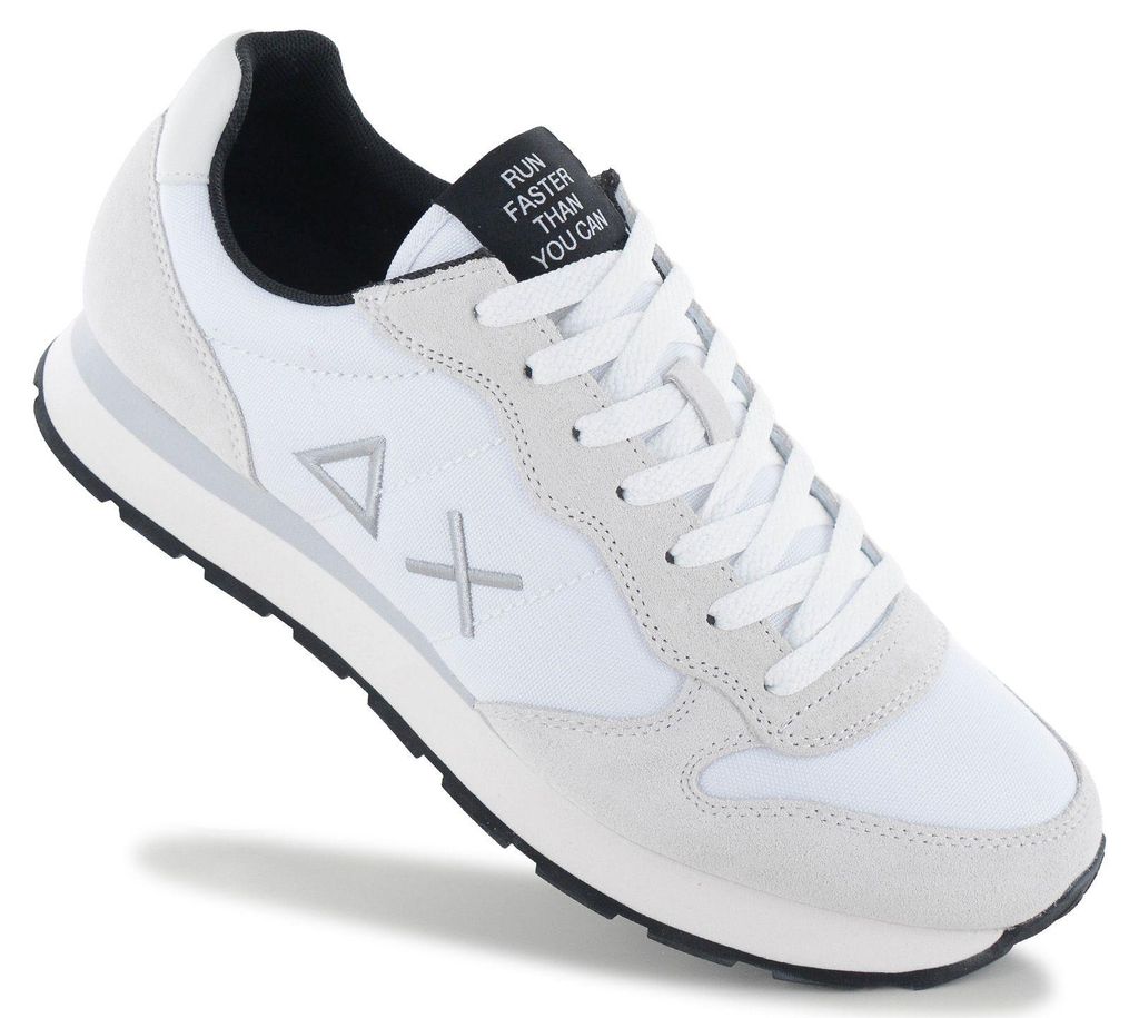 SUN68 Tom Solid - Herren Sneakers Schuhe Weiß Z46101-01 , Produktbild 