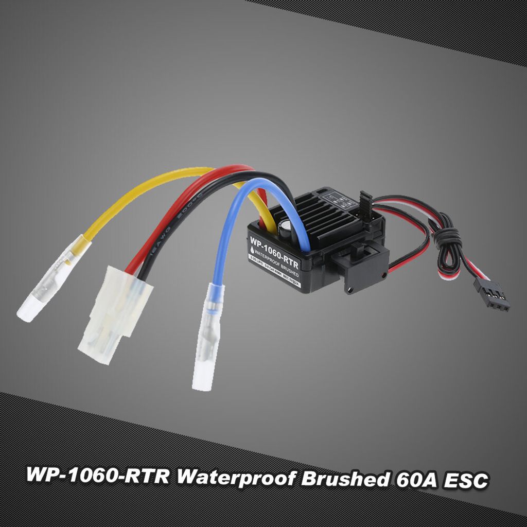 WP-1060-RTR Vodotěsný kartáčovaný 2S-3S 60A ESC pro 1/10 RC Obrázek produktu 