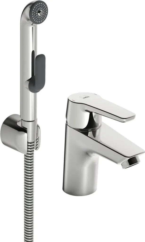 Robinetterie de Lavabo avec Douchette Bidet Idéal pour Hygiène Intime
