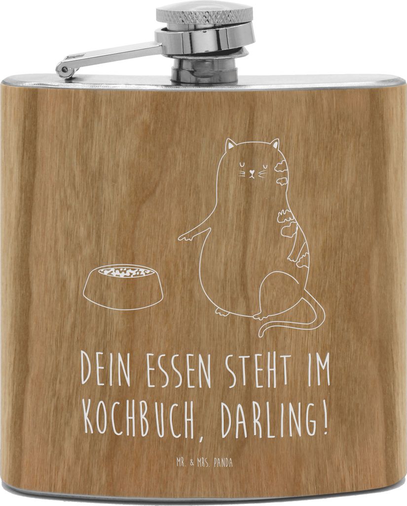 Mr. & Mrs. Panda schnapsflasche Katze Fressen - Transparent Produktbild 