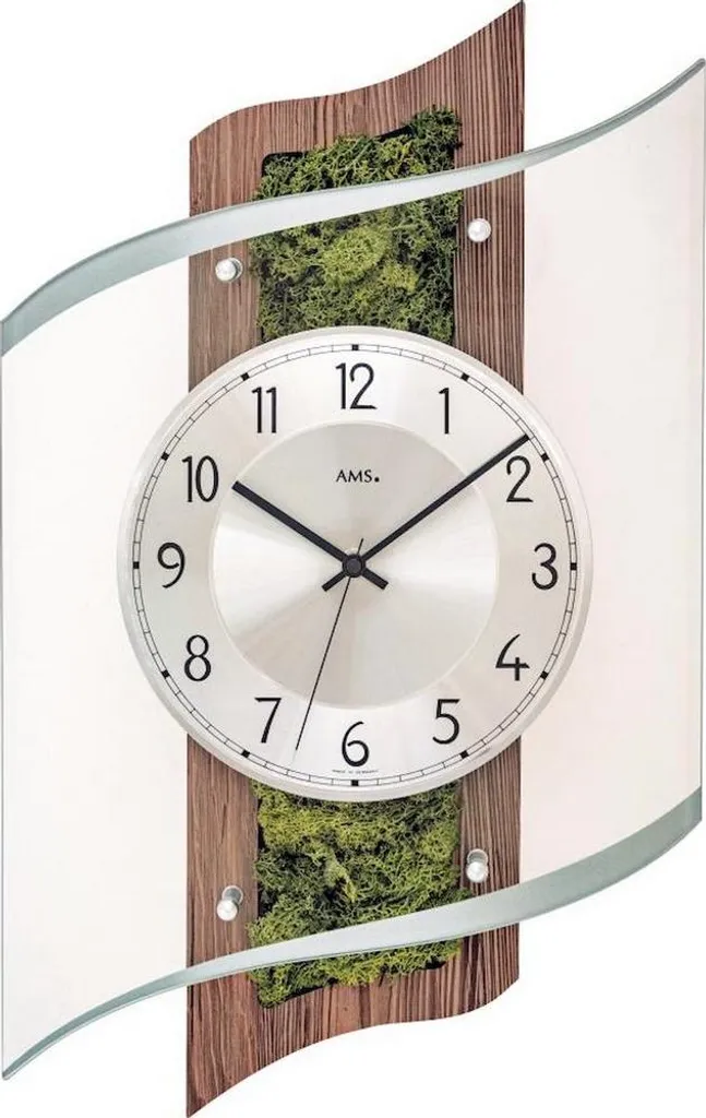 Horloge AMS 5517 Idéale pour Bureau et Salon - Style Moderne et Sobre