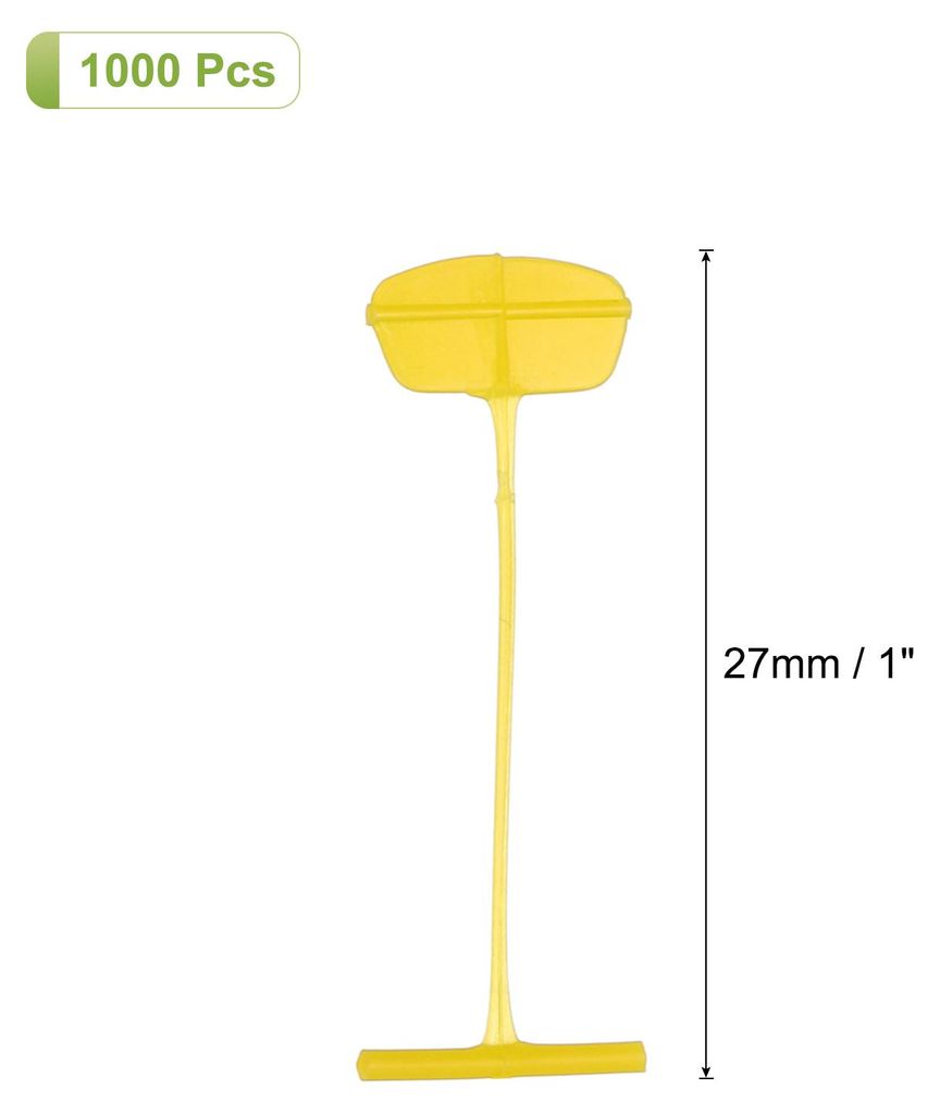 1000 Stš¹ck Heftf?den fš¹r Etikettierpistole Standard, 20mm Tag Pins aus Kunststoff fš¹r Karton Etiketten mit Loch, Etikettierung von Kleidun...