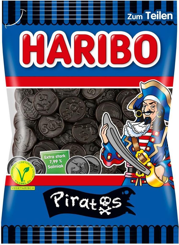 HARIBO PIRATOS Lakritz 175,0 g Produktbild 