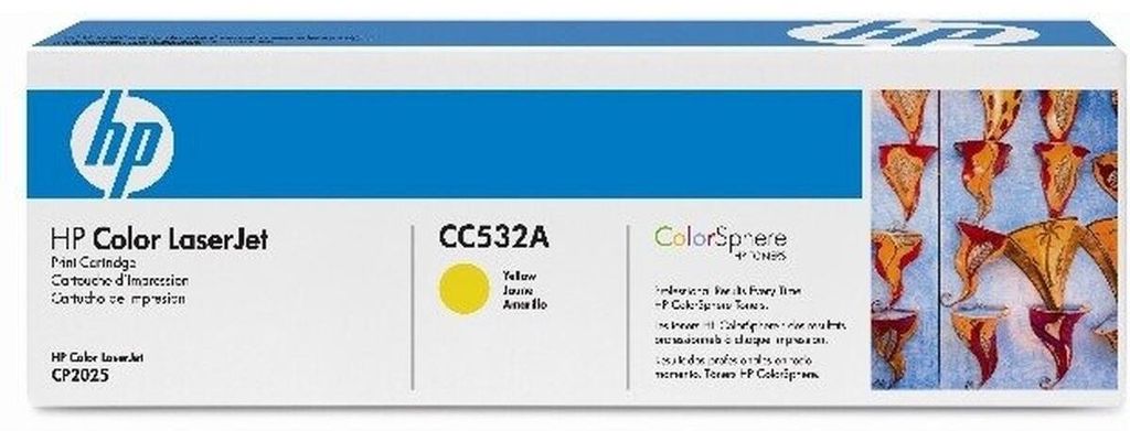 HP 304A Žlutá originální tonerová kazeta LaserJet, 2800 Obrázek produktu 