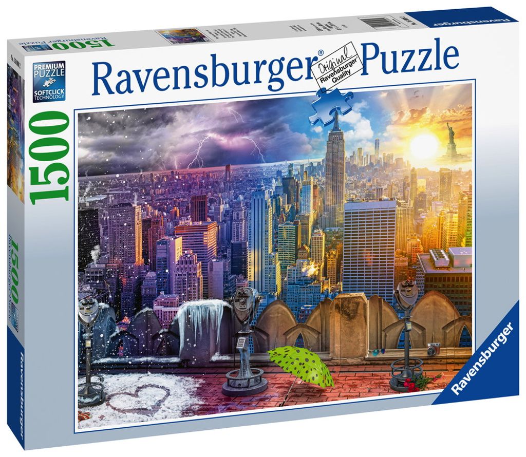 Ravensburger 16008 puzzle 1500 pezzi città Immagine del prodotto 