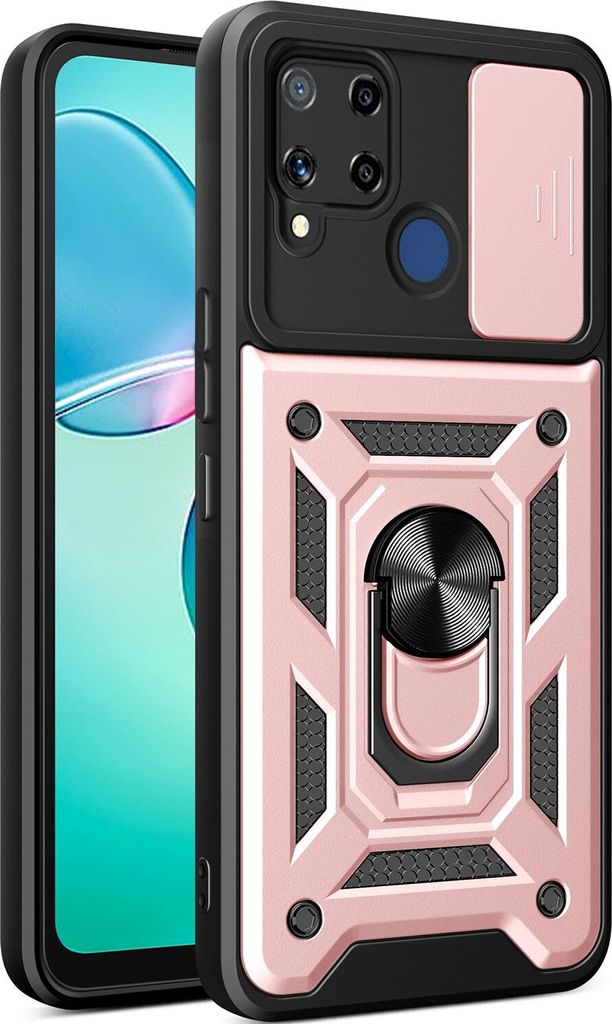 Hülle für Realme C25 / C15 Magnetische Ring Ständer Halter Produktbild 