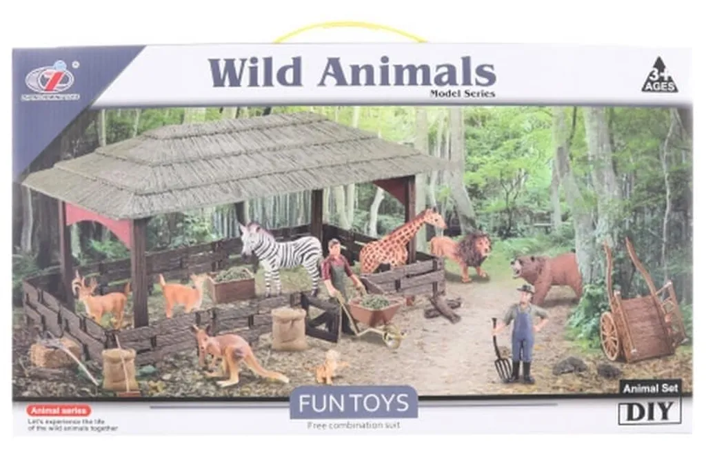 Animaux Afrique Grand Modèle en PVC Souple - Détails Réalistes x10