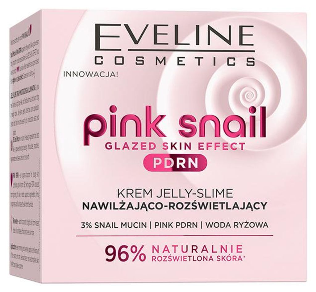 Eveline Cosmetics Pink Snail – feuchtigkeitsspendende, beruhigende Gesichtscreme
