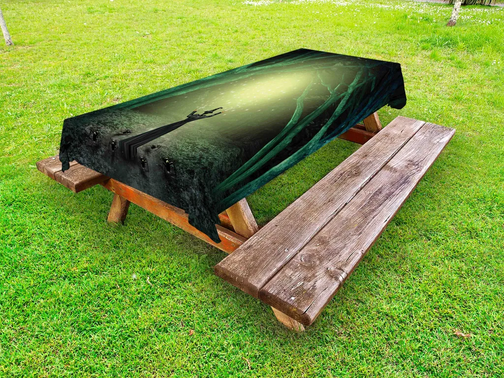 Tovaglia Esterno Scena Fantasy Strega ABAKUHAUS Dark Forest 145x210