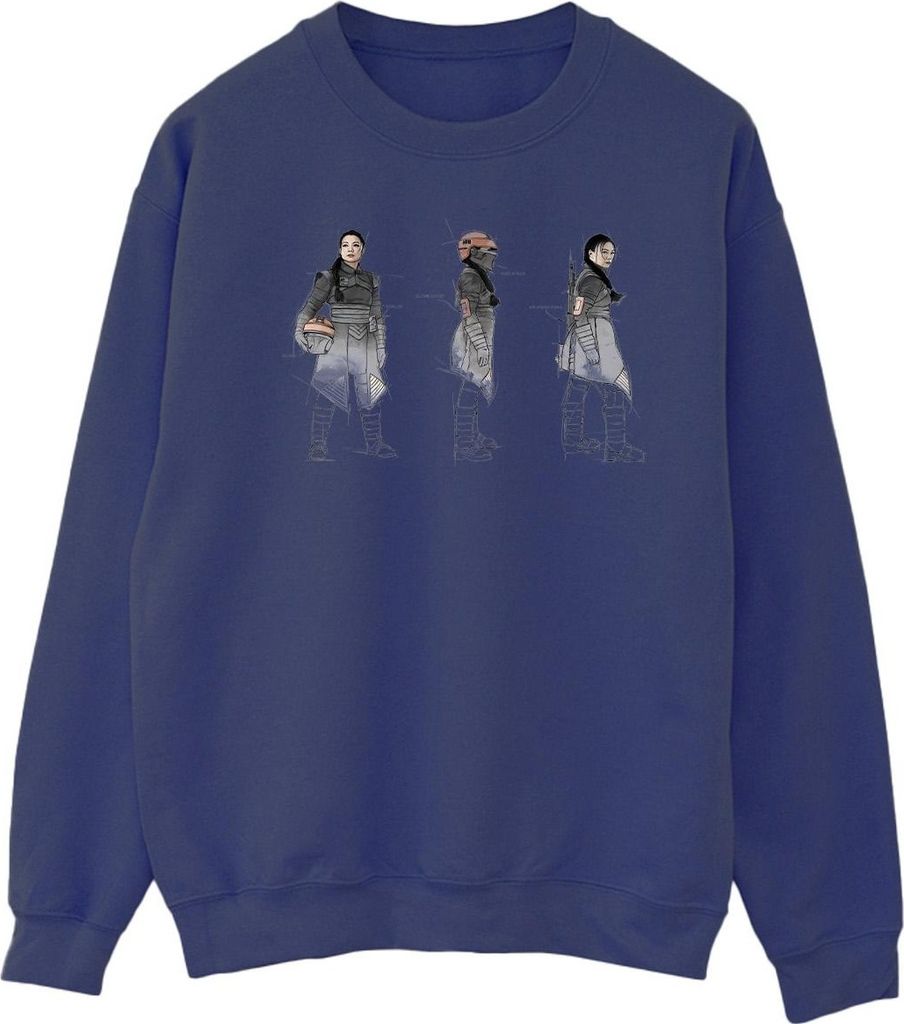 Star Wars - "The Book Of Boba Fett" Sweatshirt für Herren BI43980 (XXL) (Marineblau)
