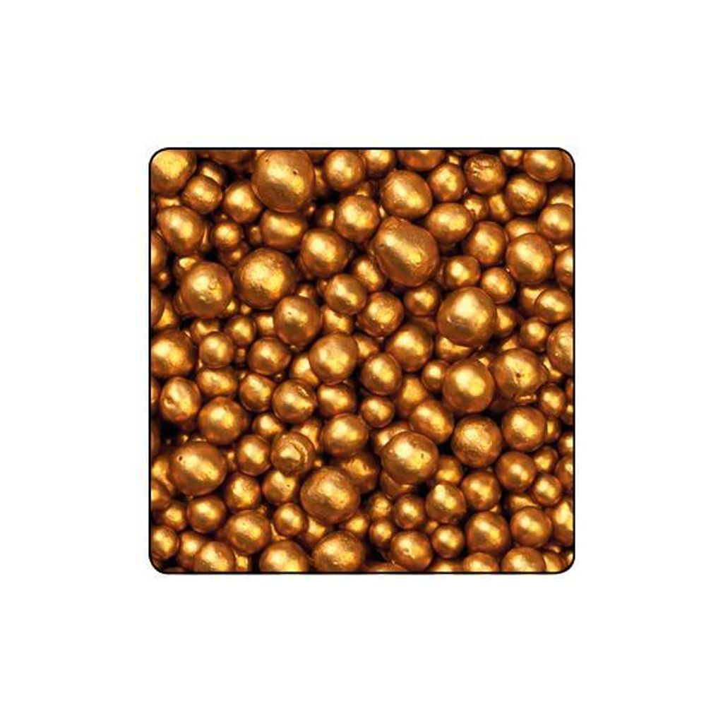 Metallic Dekoperlen 4-8mm kupfer glänzend 5L im Beutel (2,50€/ L) Season WA