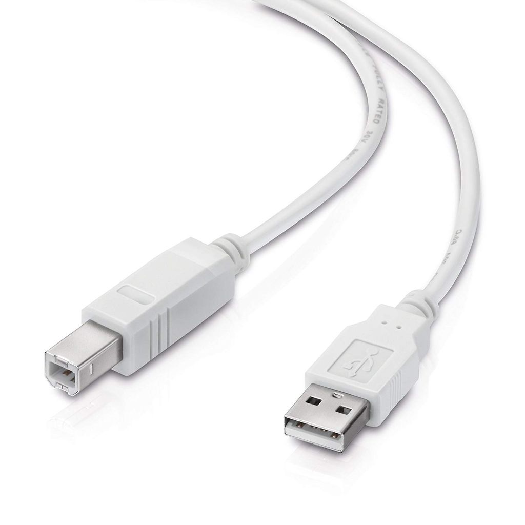 USB-Kabel 2.0 blau-transparent A auf B 1,8m günstig 