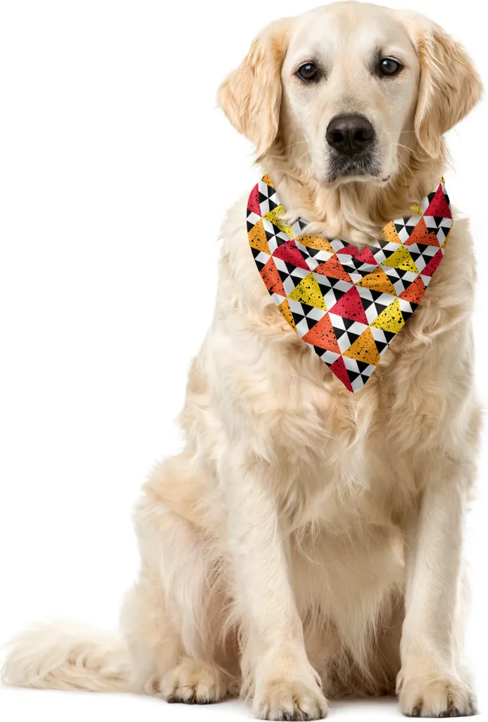 Bandana Geometrica per Animali ABAKUHAUS 55x55 cm - Design Premium