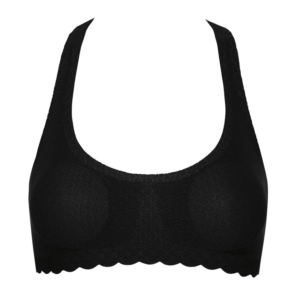 Sloggi Zero Feel Lace Top, Farbe: Black 04/0004, Größe: XS Top