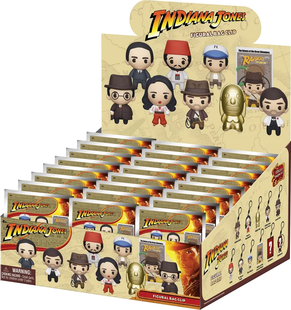 Accessoire Sac Indiana Jones 3D avec Présentoir Collecteur - Pack de 24