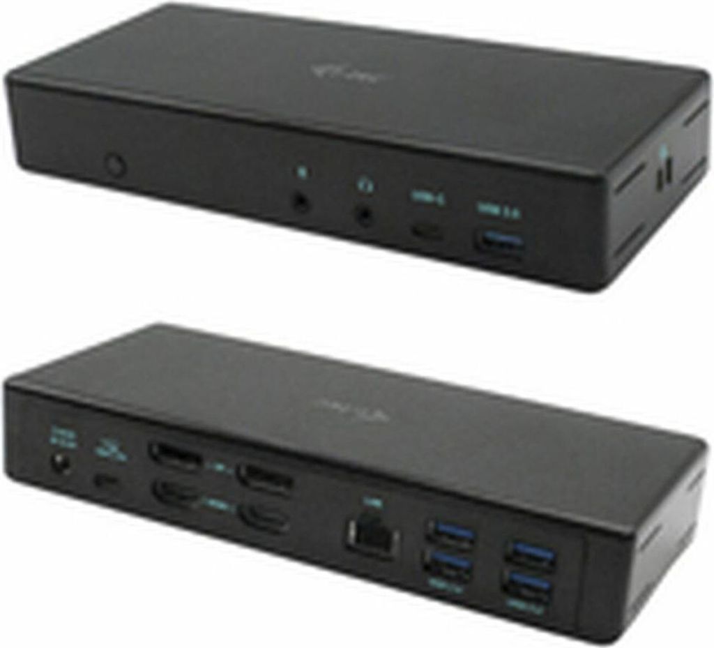 Hub USB i-Tec C31QUATTRODOCKPD Czarny Zdjęcie produktu 