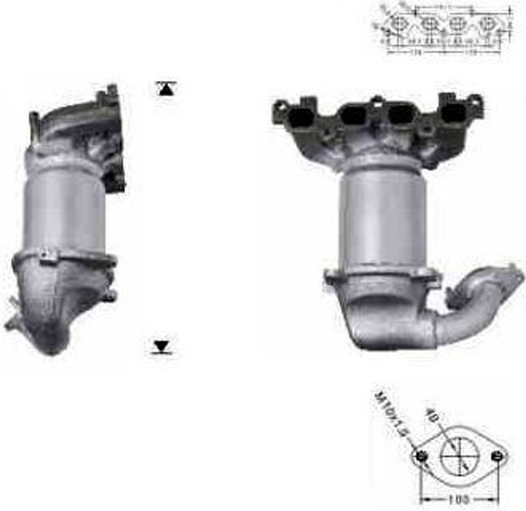 VEGAZ Katalysator Kat für FORD Fiesta Mk6 Schrägheck (JA8, JR8) Euro 4 FK-965