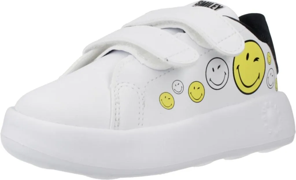 Sneakers Del Marchio Adidas Del Modello Advantage Smiley Cf Bianco