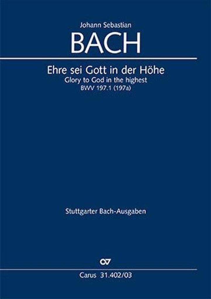 Ehre sei Gott in der Höhe (Klavierauszug)