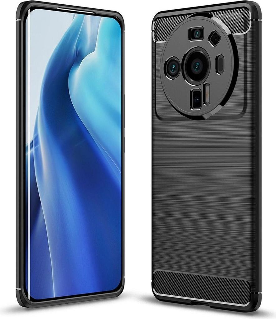 Hülle für Xiaomi 12 Ultra Handyhülle Silikon Case Cover Bumper Carbonfarben