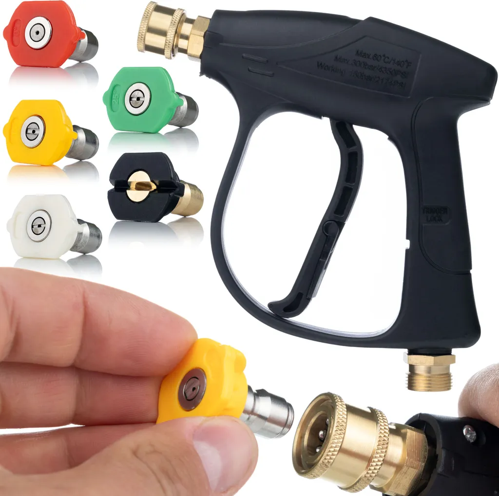 Pistola Ricambio Idropulitrice Rosfix 4350PSI M22 22mm Professionale