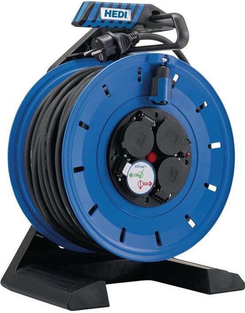 Kabeltrommel Gen 7 Champion 25m H07RN-F 3x1,5mm² 290mm 4 Schutzkon.steckd.